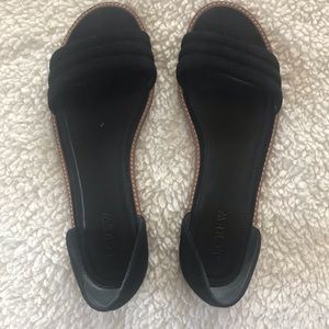 J Crew black flats